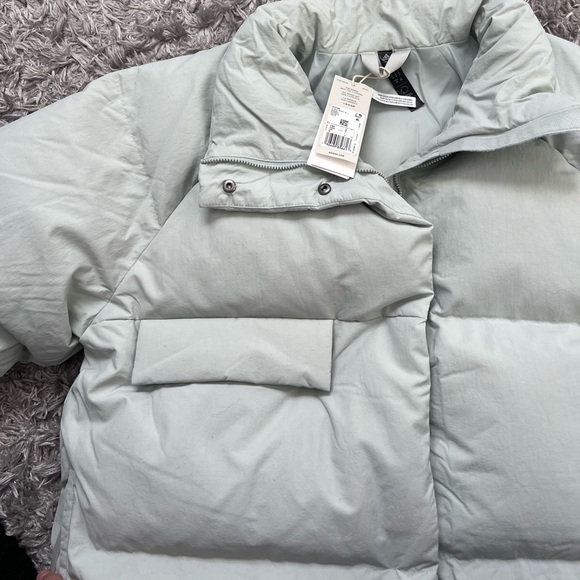 Adidas Women's Soft Gray Puffer Jacket - Picture 7 of 12